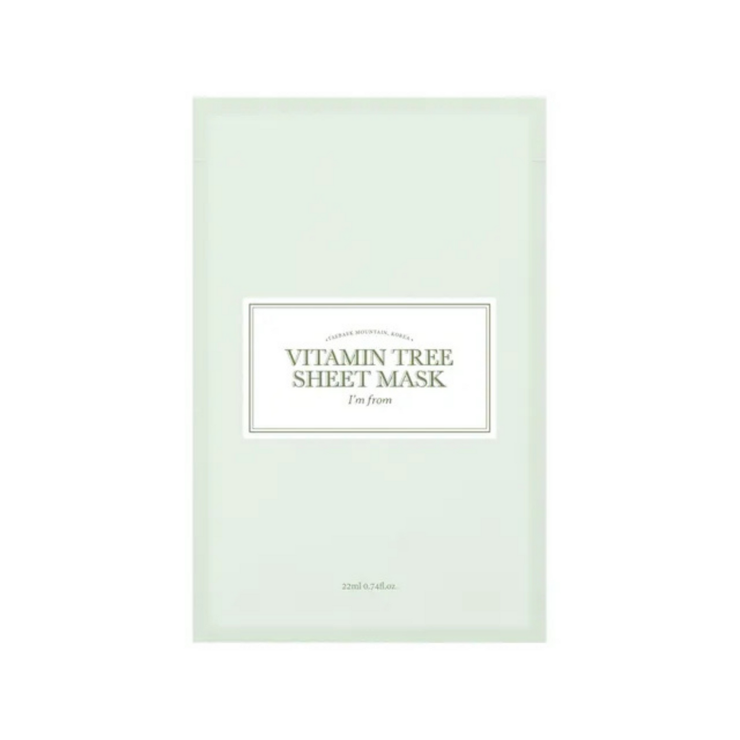 I'm From Vitamin Tree Sheet Mask