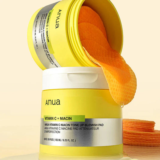 Anua Vitamin C + Niacin Tone Up Blemish Pad – озаряващи тонер падове
