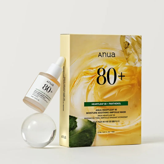 Anua Heartleaf 80 Moisture Soothing Ampoule Mask – успокояваща маска за лице