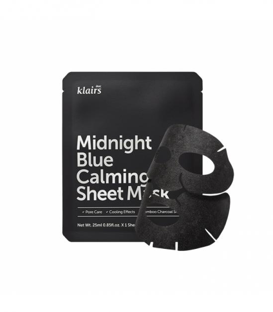 Dear, Klairs Midnight Blue Calming Sheet Mask 1ea