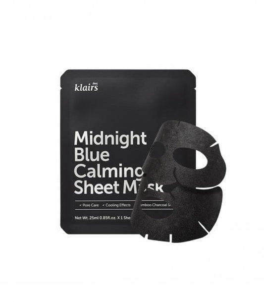 Dear, Klairs Midnight Blue Calming Sheet Mask 1ea