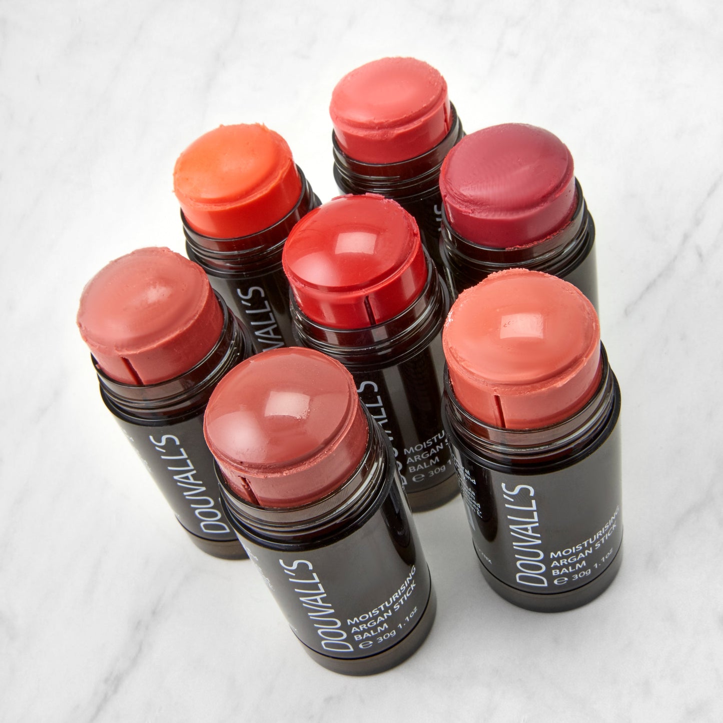 Douvalls Argan Colour Stick Balms | Brush Blush Cosmetics