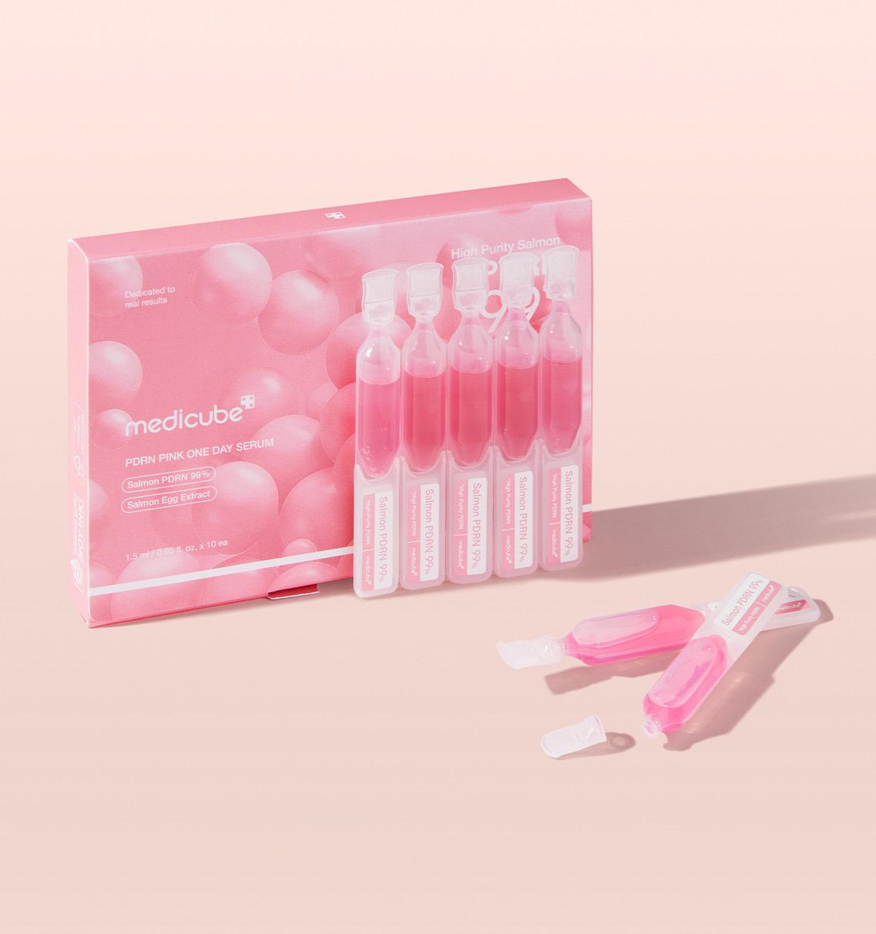 Medicube PDRN Pink One Day Serum Set 0.05 fl oz*10ea