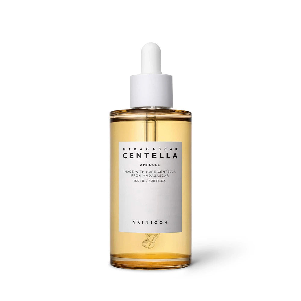 SKIN1004 Centella Ampoule успокоява, хидратира и укрепва бариерата с центела. Подходяща за чувствителна и раздразнена кожа.