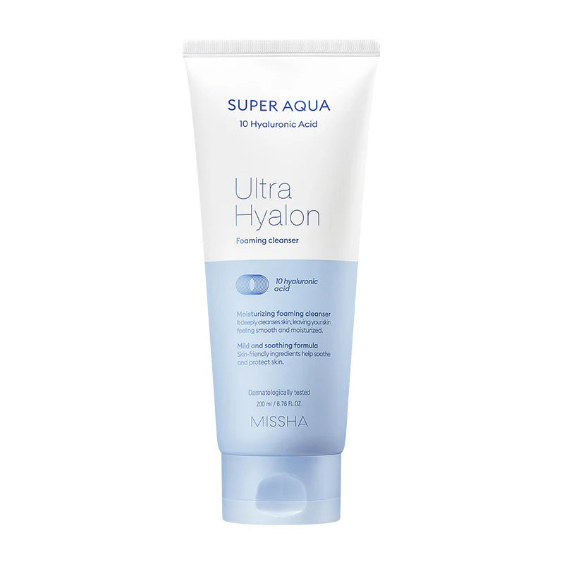 MISSHA Super Aqua Ultra Hyaluron Cleansing Foam