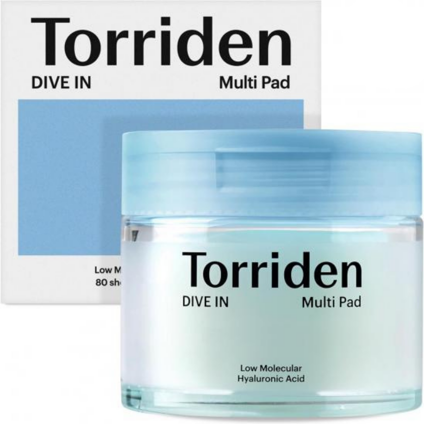 Torriden Dive-In Low Molecular Hyaluronic Multi Pad 5.41 fl oz/80 pads