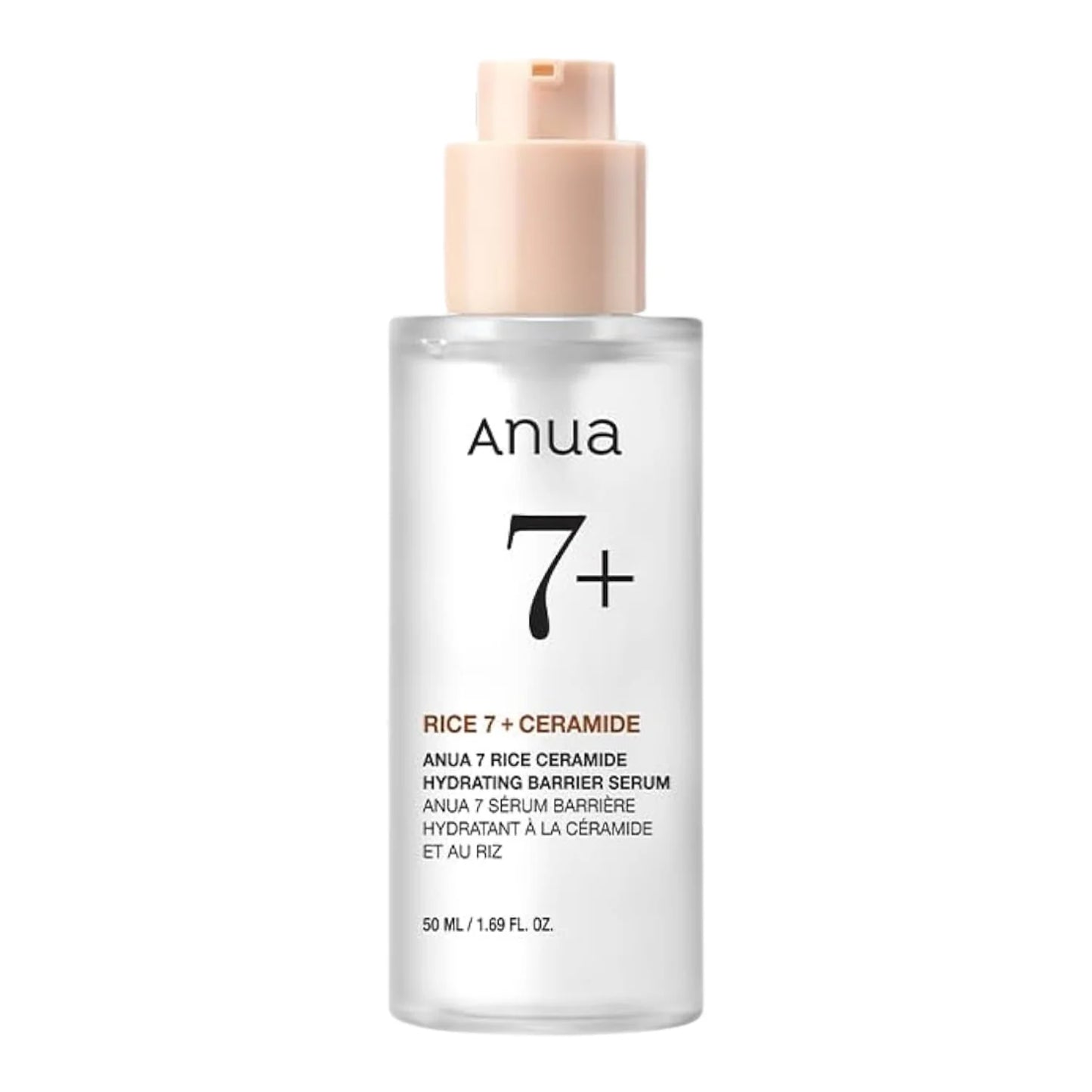Anua 7 Rice Ceramide Hydrating Barrier Serum – хидратиращ серум с ориз, серамид NP, пантенол, ниацинамид и хиалуронова киселина за суха кожа.