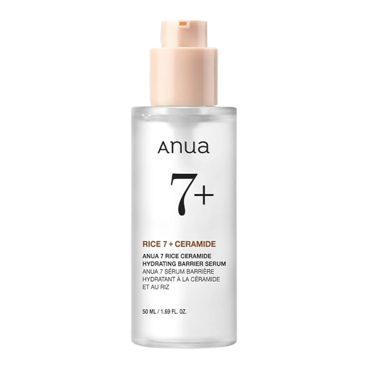 Anua 7 Rice Ceramide Hydrating Barrier Serum – хидратиращ серум с ориз, серамид NP, пантенол, ниацинамид и хиалуронова киселина за суха кожа.