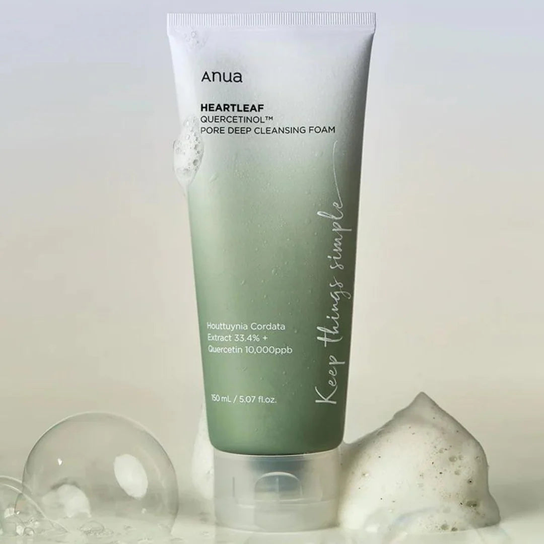 Anua Heartleaf Quercetinol Pore Deep Cleansing Foam - почистваща пяна за лице