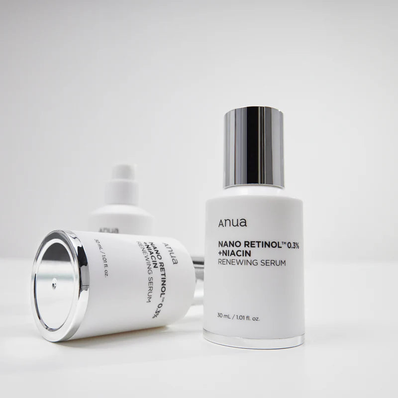 Anua Nano Retinol 0.3% + Niacin Renewing Serum - обновяващ серум против стареене с 0.3% нано ретинол и ниацинамид