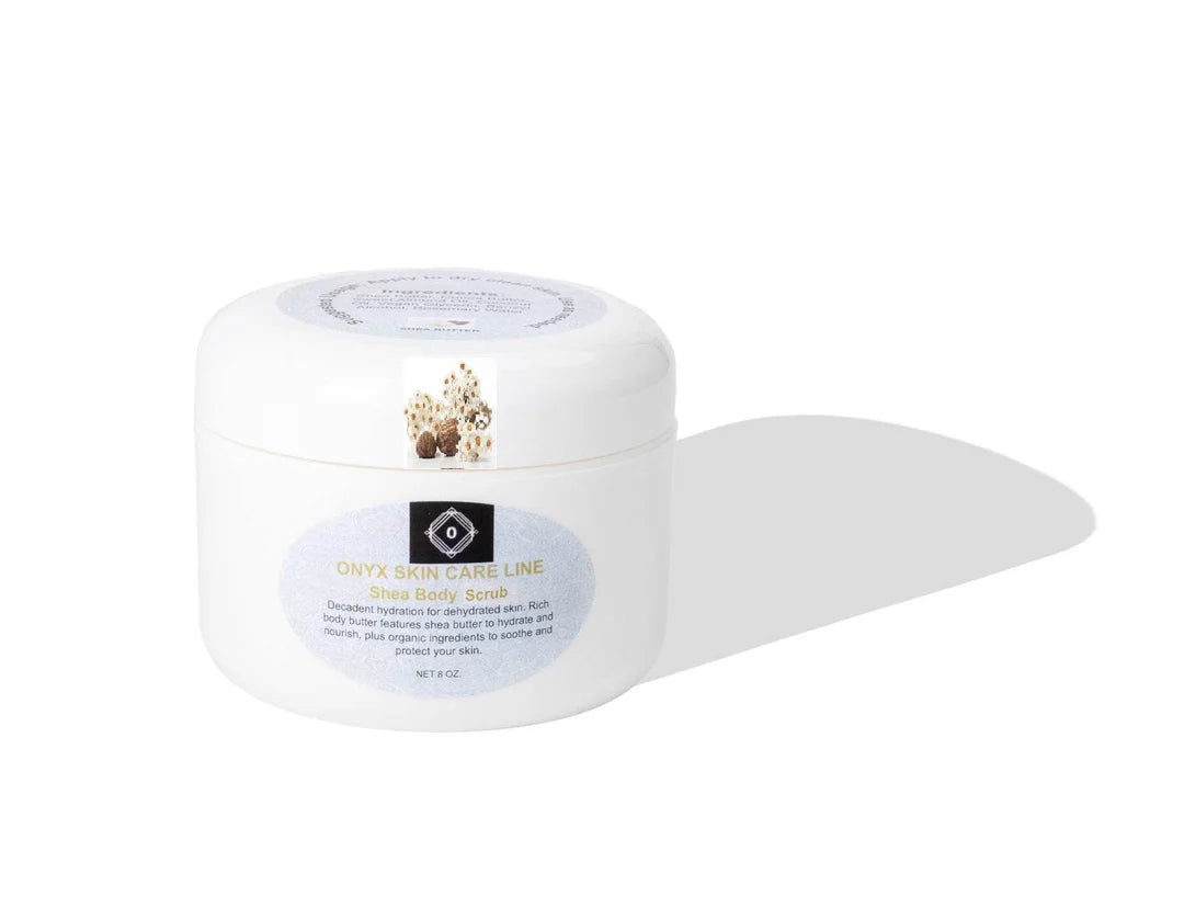 Onyx Exfoliating Organic Anti-Acne Body Scrub - Fragrance Free 8 oz