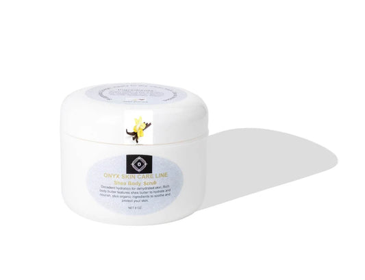 Onyx Exfoliating Organic Body Scrub - Vanilla Musk Fragrance 8 oz
