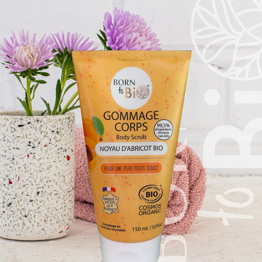 Born to Bio Apricot Kernel Body Scrub - Certified Organic