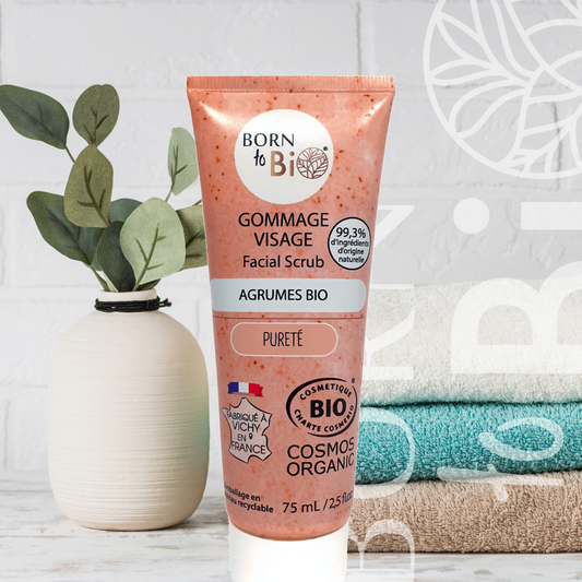 Born to Bio Citrus Facial Scrub - Brush Blush Cosmetics