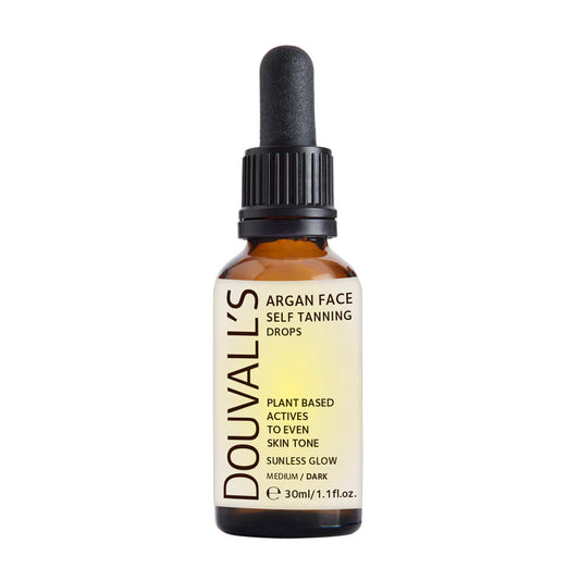 Douvalls Argan Self Tanning Face Drops Medium/Dark 1 fl oz