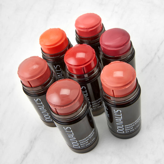 Douvalls Argan Colour Stick Balms | Brush Blush Cosmetics