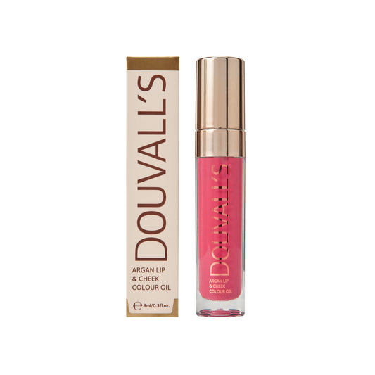 Douvalls Argan Lip and Cheek colour Oil Dragon Fruit