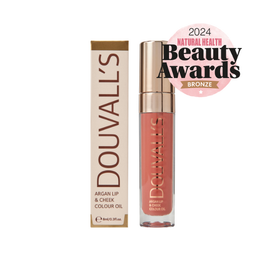 Douvalls Argan Lip and Cheek colour Oil Wild Honey