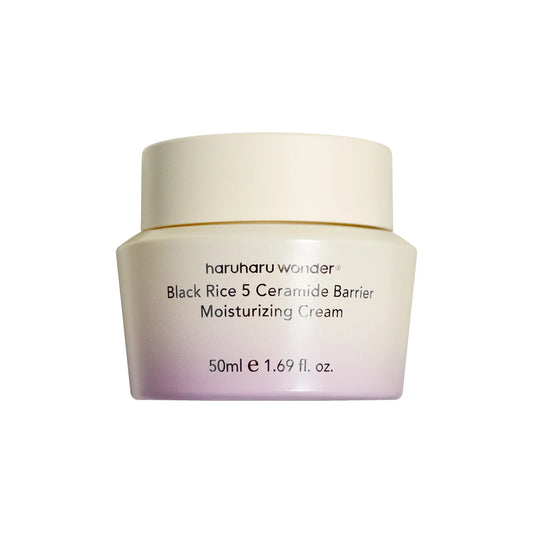 Haruharu Wonder Black Rice 5 Ceramide Barrier Moisturizing Cream – богат крем с черен ориз, 5 серамида, сквалан и хиалуронова киселина за суха и чувствителна кожа.