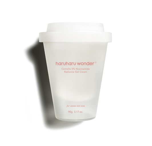 Haruharu Wonder Centella 5% Niacinamide Radiance Gel Cream – лек гел крем с 5% ниацинамид и центела за сияен тен, хидратация и свежа кожа.