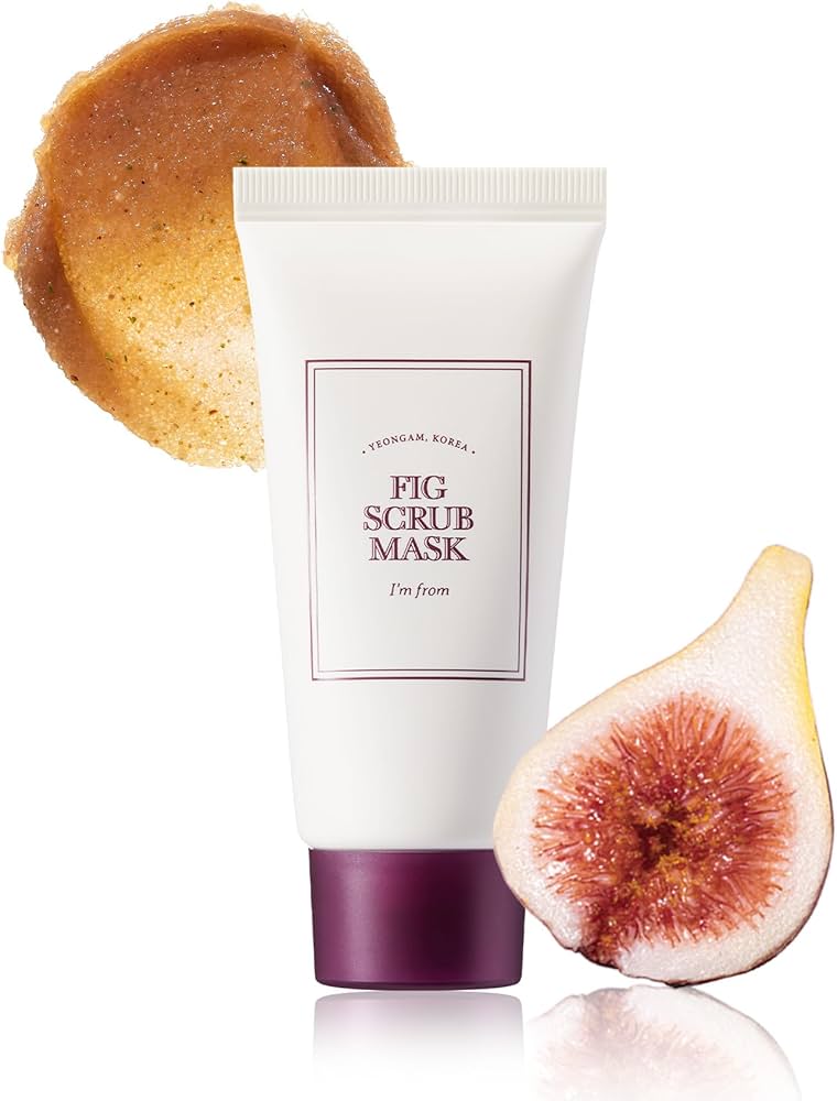 I’m From Fig Scrub Mask – ексфолираща маска със смокиня, захар, бадемови частици и орехови черупки за гладка, мека и сияйна кожа.