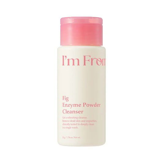 I’m From Fig Enzyme Powder Cleanser – почистваща пудра със смокиня, папаин, фицин, манделова киселина и хиалуронова киселина за гладка кожа.