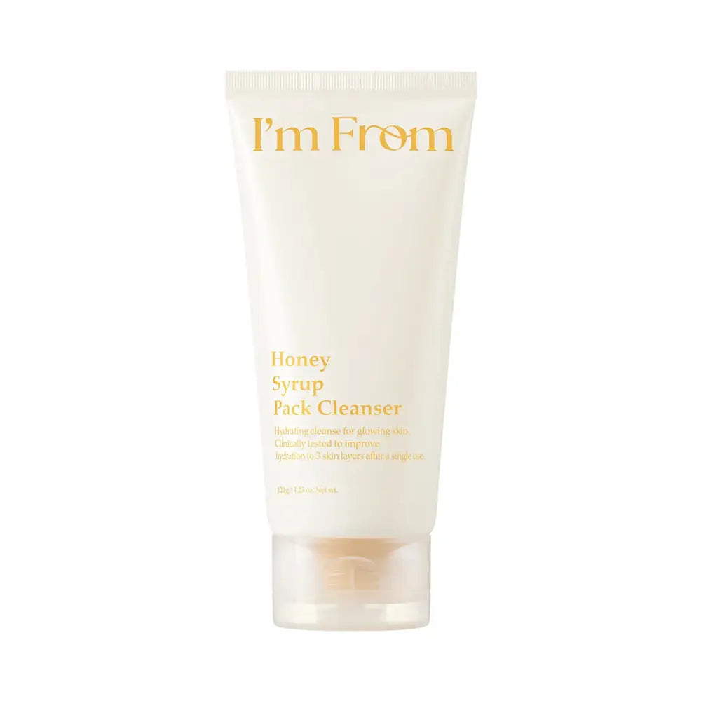 I’m From Honey Syrup Pack Cleanser – почистващ продукт с мед, глицерин, пантенол и серамид NP за нежно почистване, хидратация и мека кожа.