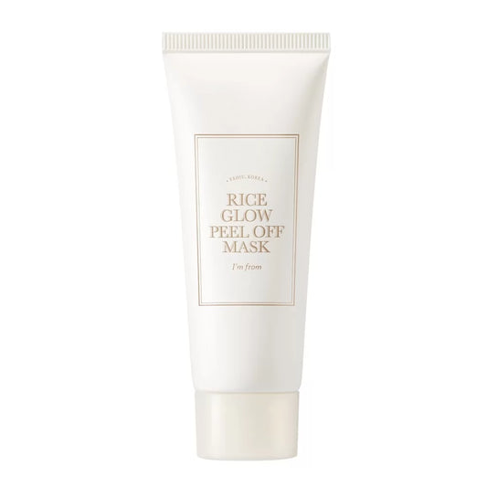 I’m From Rice Glow Peel Off Mask – озаряваща peel-off маска с ориз, ниацинамид, пантенол, серамид NP и каолин за гладка, свежа и сияйна кожа.
