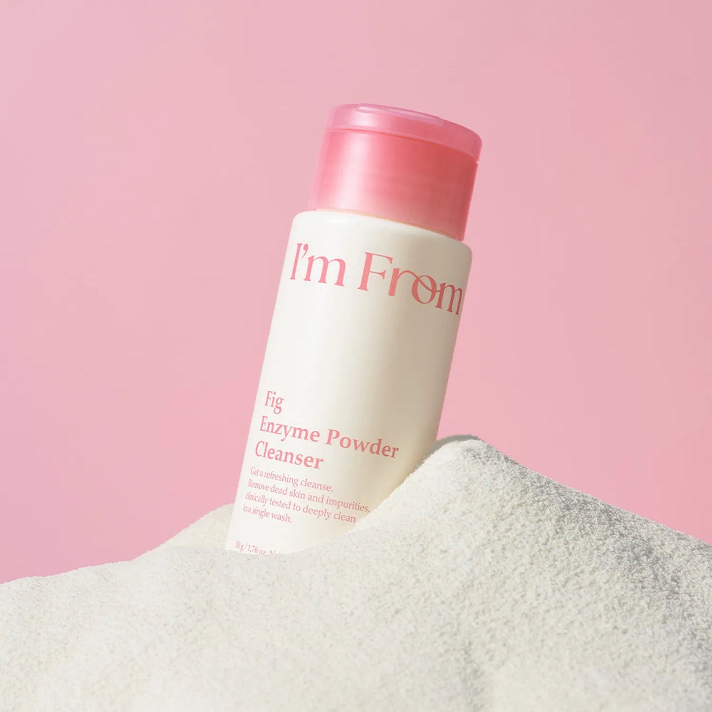 I’m From Fig Enzyme Powder Cleanser – почистваща пудра със смокиня, папаин, фицин, манделова киселина и хиалуронова киселина за гладка кожа.
