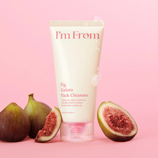 I’m From Fig Gelato Pack Cleanser – 2-в-1 почистващ продукт и маска със смокиня, глини, BHA, LHA, PHA и центела за пори, себум и гладка кожа.