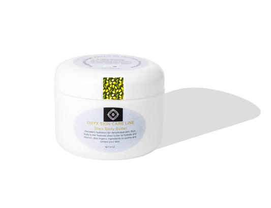 Onyx Skin Care Line Organic Shea Body Butter - Lemongrass Fragrance