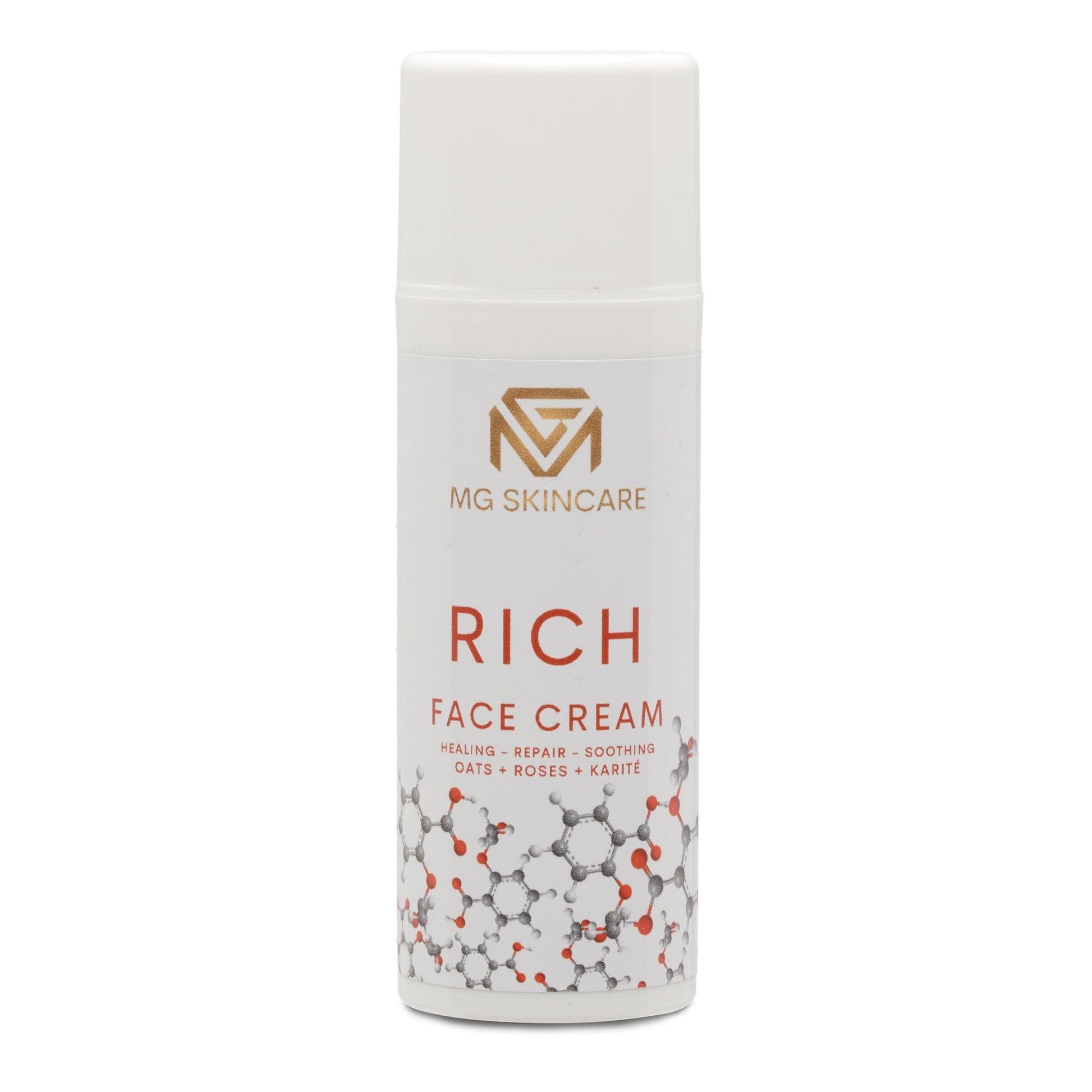 Rich Face Cream with B3 - Niacinamide - Avena Oil & Healing Oils-0