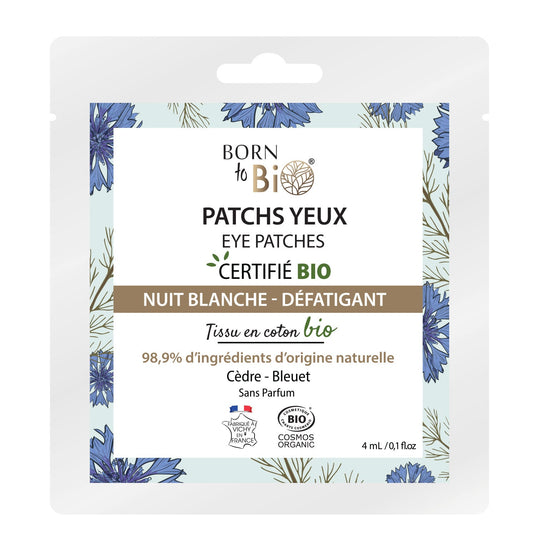 Nuit Blanche cotton eye patches - Certified Organic-0