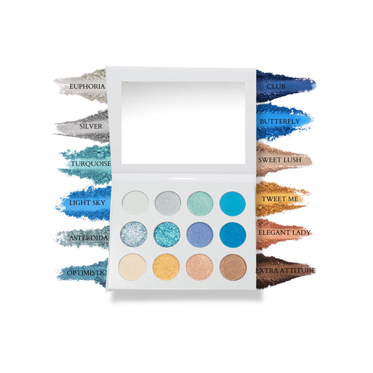 RegiBeauty Blue Eyeshadow Palette