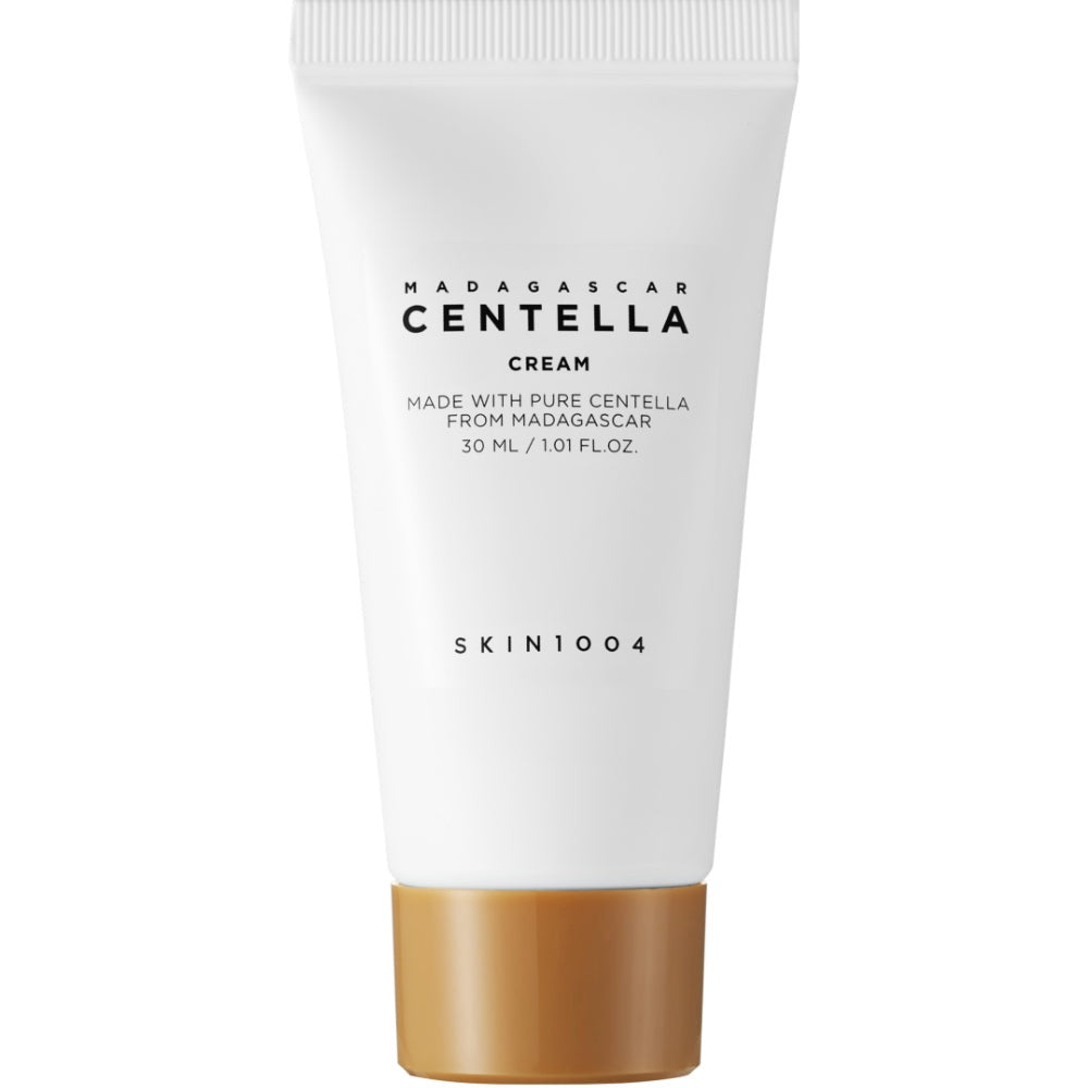 SKIN1004 Centella Cream успокоява, хидратира и укрепва кожната бариера с центела и серамиди. Подходящ за чувствителна и суха кожа.