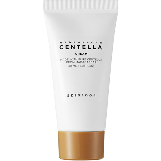 SKIN1004 Centella Cream успокоява, хидратира и укрепва кожната бариера с центела и серамиди. Подходящ за чувствителна и суха кожа.