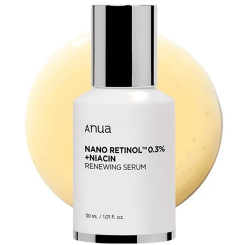 Anua Nano Retinol 0.3% + Niacin Renewing Serum - обновяващ серум против стареене с 0.3% нано ретинол и ниацинамид