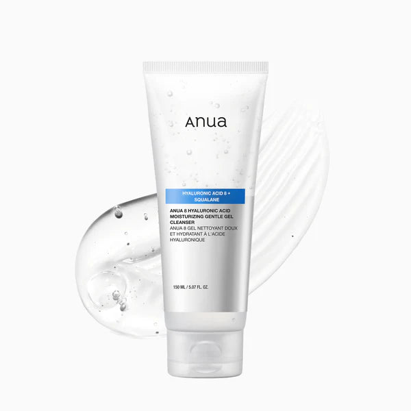 Anua 8 Hyaluronic Acid Moisturizing Gentle Gel Cleanser – хидратиращ почистващ гел