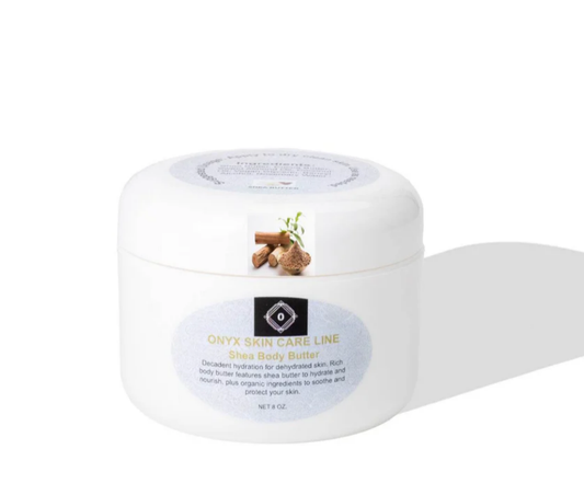 Onyx Skin Care Line Organic Shea Body Butter - Sandalwood Fragrance
