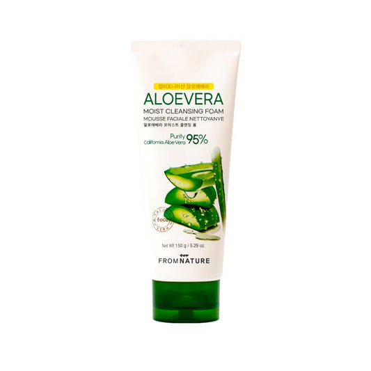 From Nature Aloe Vera Moist Cleansing Foam 5.29 oz