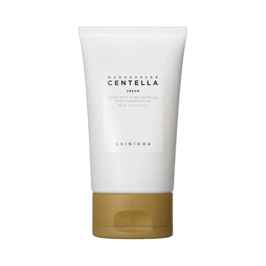 SKIN1004 Centella Cream успокоява, хидратира и укрепва кожната бариера с центела и серамиди. Подходящ за чувствителна и суха кожа.
